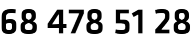 68 478 51 28