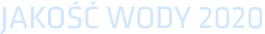 JAKOŚĆ WODY 2020